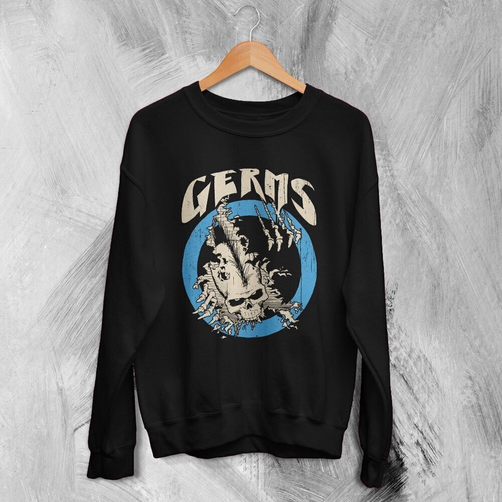 Germs Live at the Starwood 80s Punk Concert Hardcore Rock Music Sweatshirt .